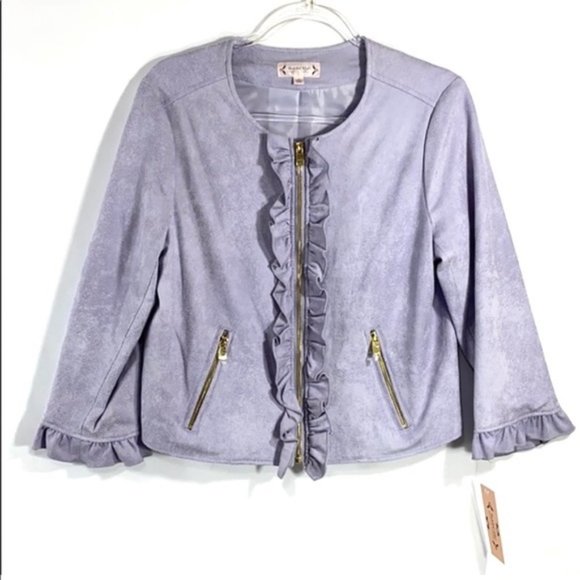 Nanette Lepore Jackets & Blazers - NWT NANETTE LEPORE IRIS SPRING RUFFLE JACKET 10